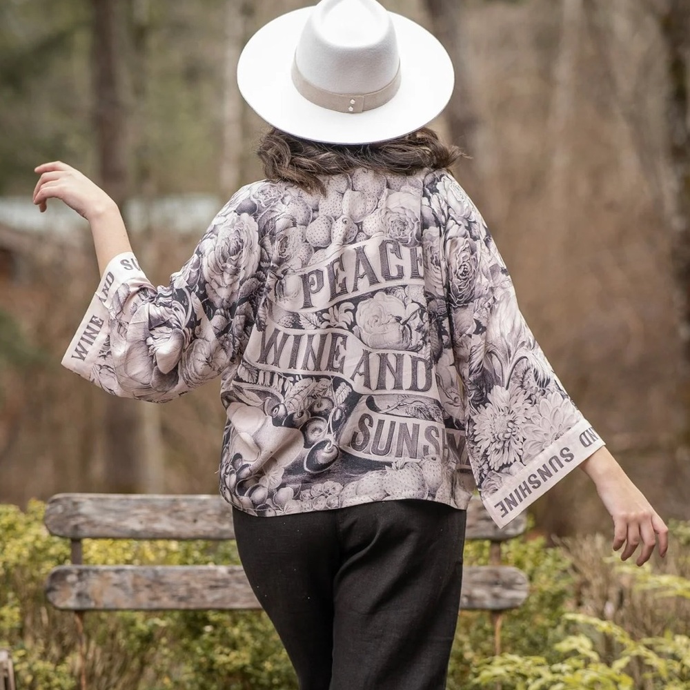 Kimono Organic Bamboo Viscose- Market of Stars